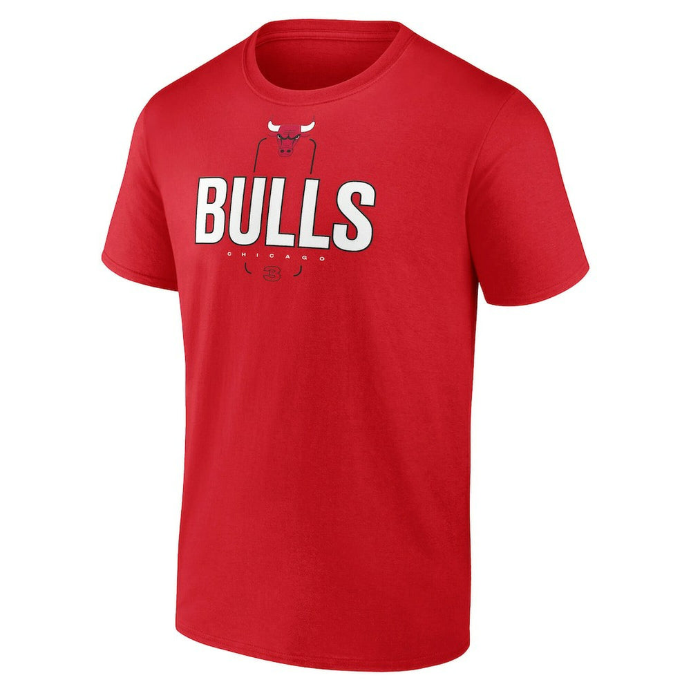 NBA - Josh Giddey Chicago Bulls Behind The Back Name & Number T-Shirt - Red