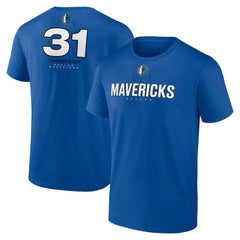 NBA - Klay Thompson Dallas Mavericks Behind The Back Name & Number T-Shirt - Blue