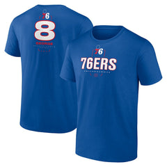 NBA - Paul George Philadelphia 76ers Behind The Back Name & Number T-Shirt - Royal
