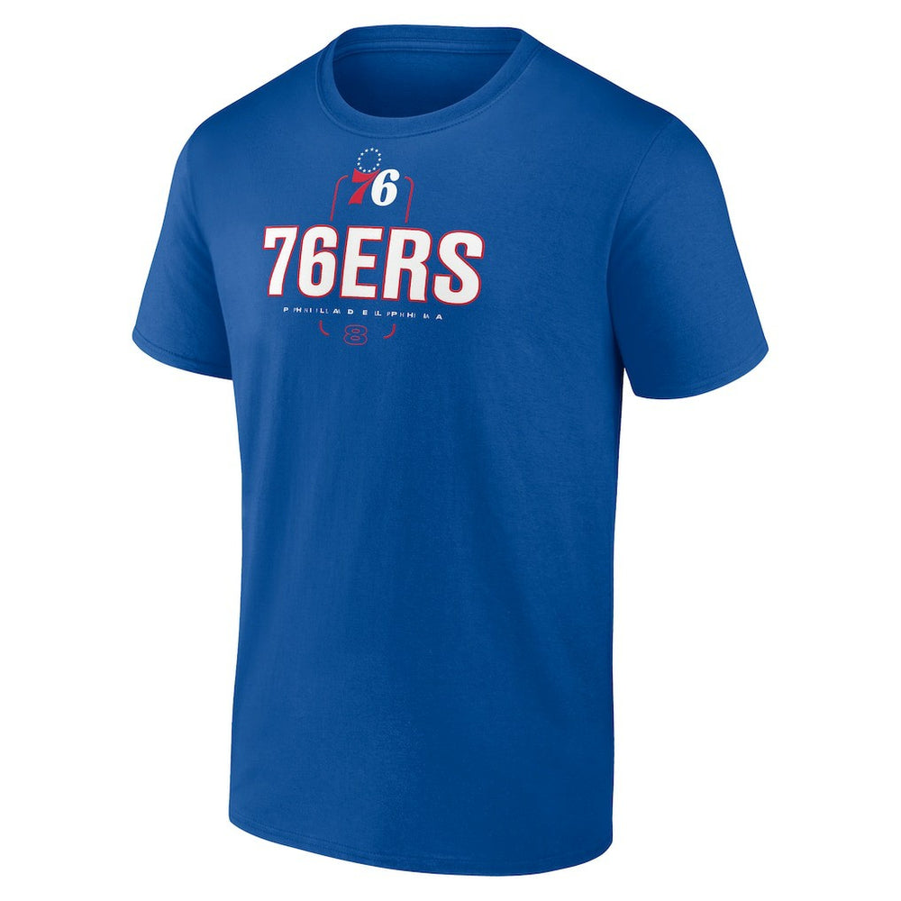 NBA - Paul George Philadelphia 76ers Behind The Back Name & Number T-Shirt - Royal
