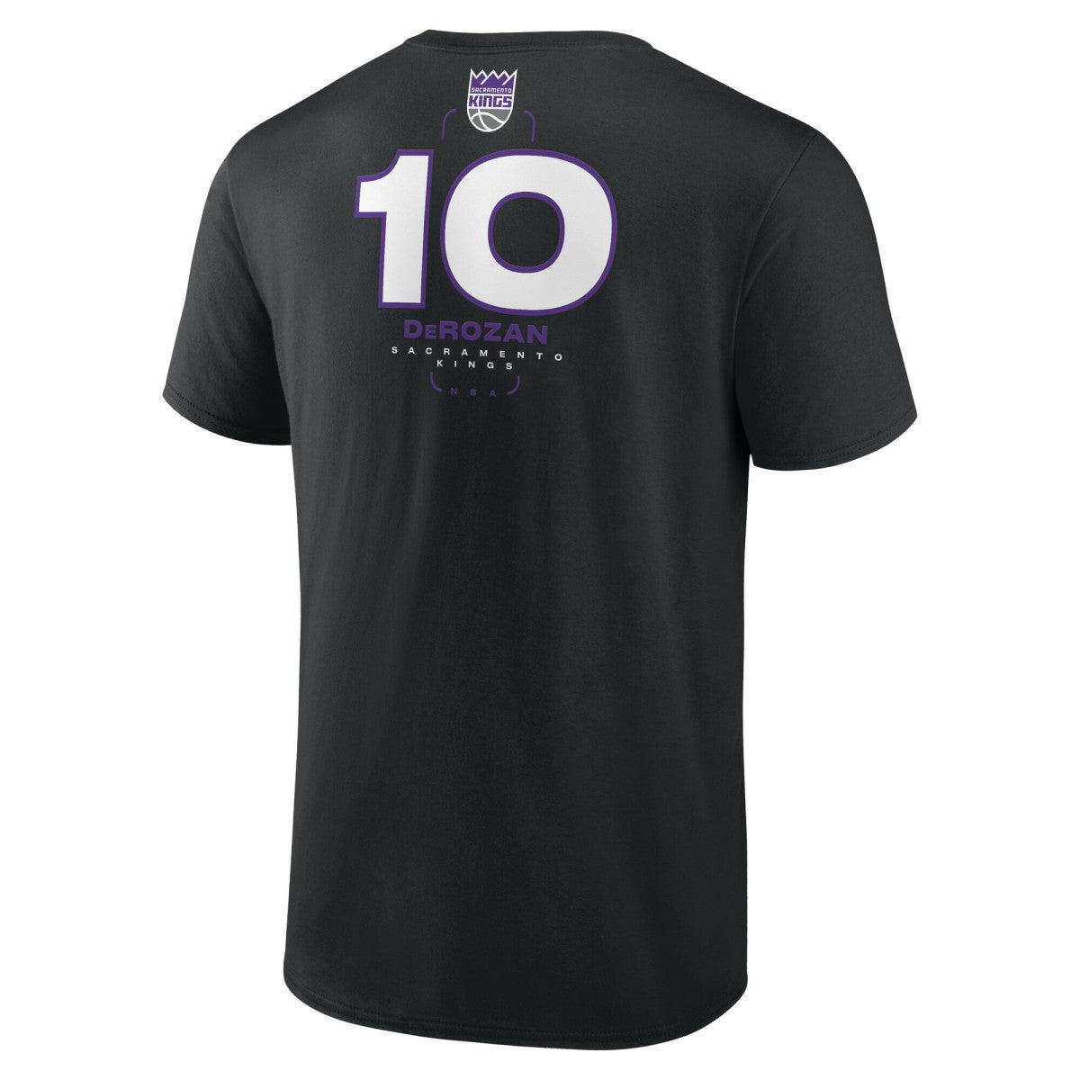 NBA - DeMar DeRozan Sacramento Kings Behind The Back Name & Number T-Shirt - Black