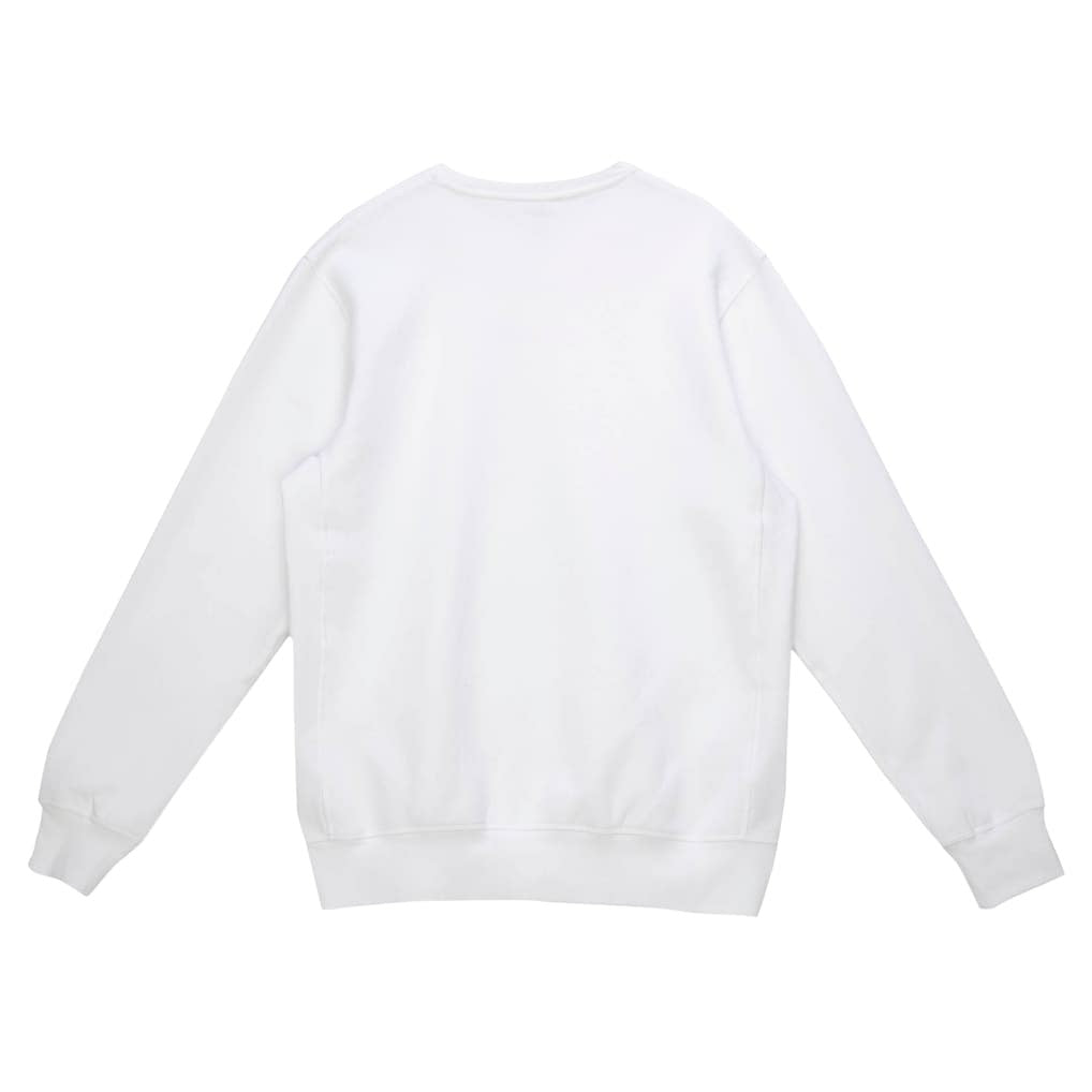 Cleveland Browns Basic Fleece Pullover Sweatshirt White - Mitchell & Ness