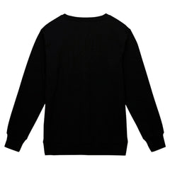 Seattle Seahawks Basic Fleece Pullover Sweatshirt Black - Mitchell & Ness