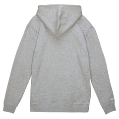 Minnesota Vikings Helmet Logo Vintage Pullover Hoodie Heather Gray - Mitchell & Ness
