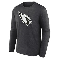 Arizona Cardinals Personalized Name & Number Monochrome Long Sleeve T-Shirt Charcoal - NFL