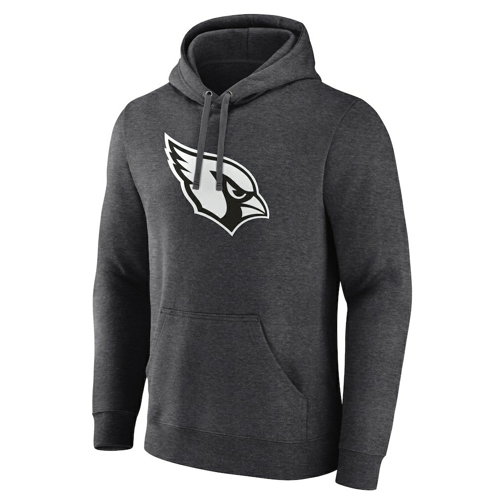 Arizona Cardinals Personalized Name & Number Monochrome Pullover Hoodie Charcoal - NFL