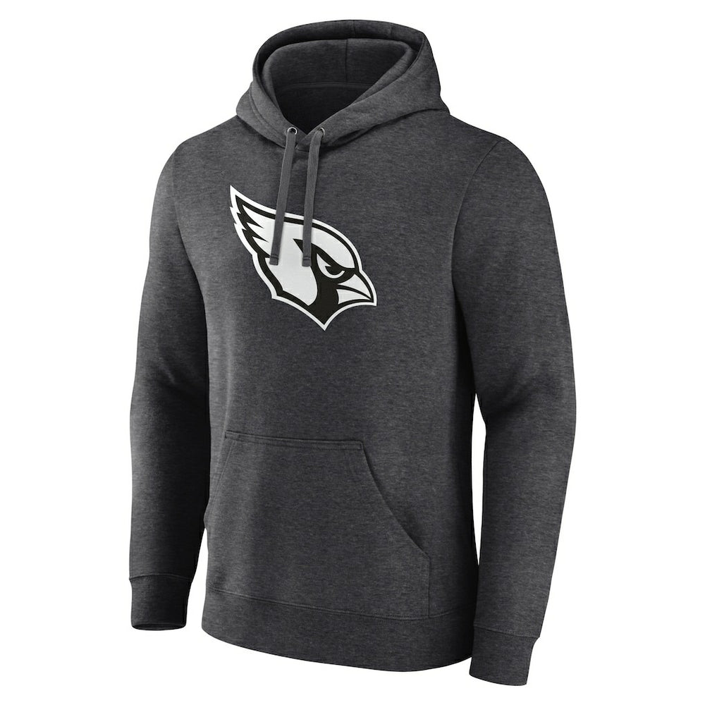 Arizona Cardinals Personalized Name & Number Monochrome Pullover Hoodie Charcoal - NFL