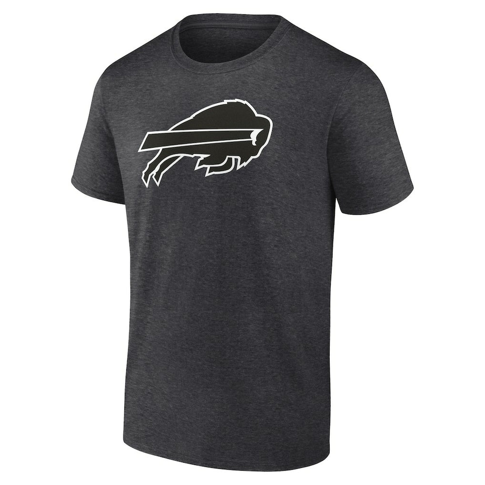 Buffalo Bills Personalized Name & Number Monochrome T-Shirt Charcoal - NFL
