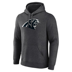 Carolina Panthers Personalized Name & Number Monochrome Pullover Hoodie Charcoal - NFL