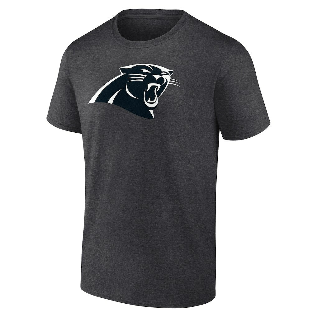 Carolina Panthers Personalized Name & Number Monochrome T-Shirt Charcoal - NFL