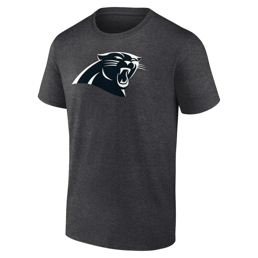 Carolina Panthers Personalized Name & Number Monochrome T-Shirt Charcoal - NFL