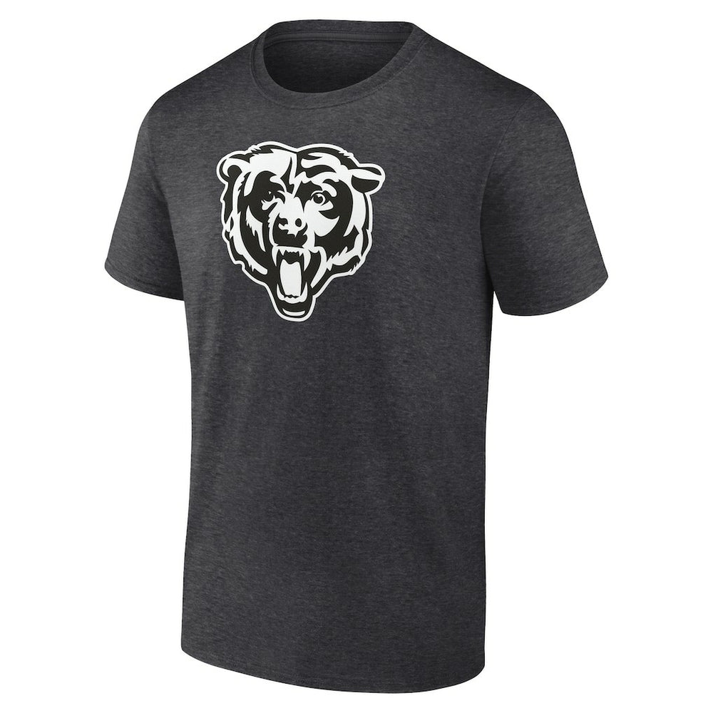 Chicago Bears Personalized Name & Number Monochrome T-Shirt Charcoal - NFL