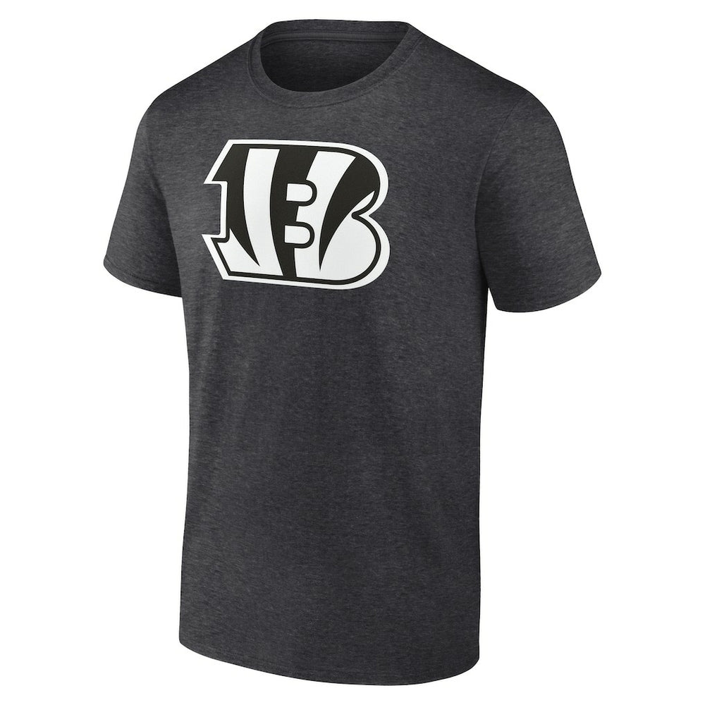 Cincinnati Bengals Personalized Name & Number Monochrome T-Shirt Charcoal - NFL