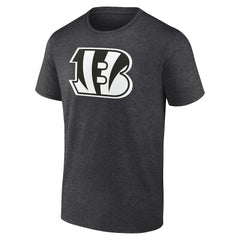 Cincinnati Bengals Personalized Name & Number Monochrome T-Shirt Charcoal - NFL
