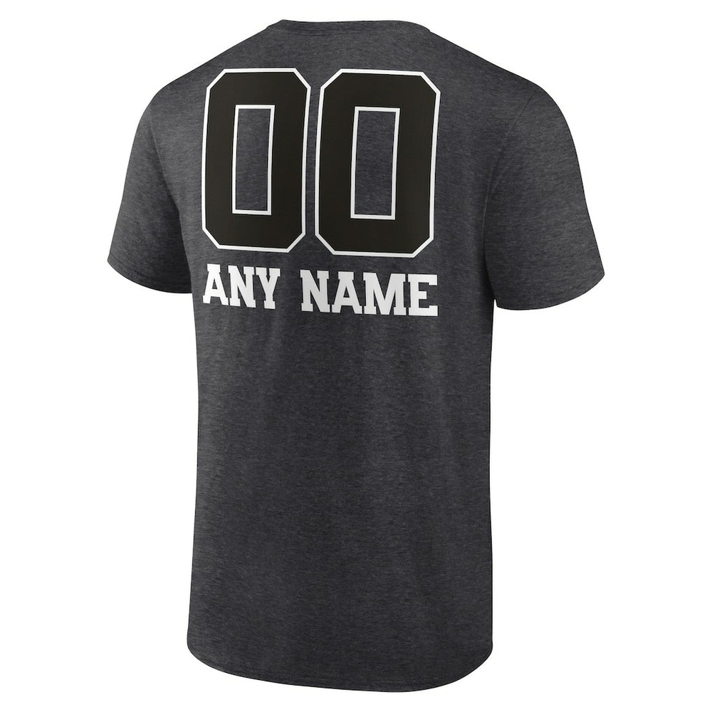 Cincinnati Bengals Personalized Name & Number Monochrome T-Shirt Charcoal - NFL