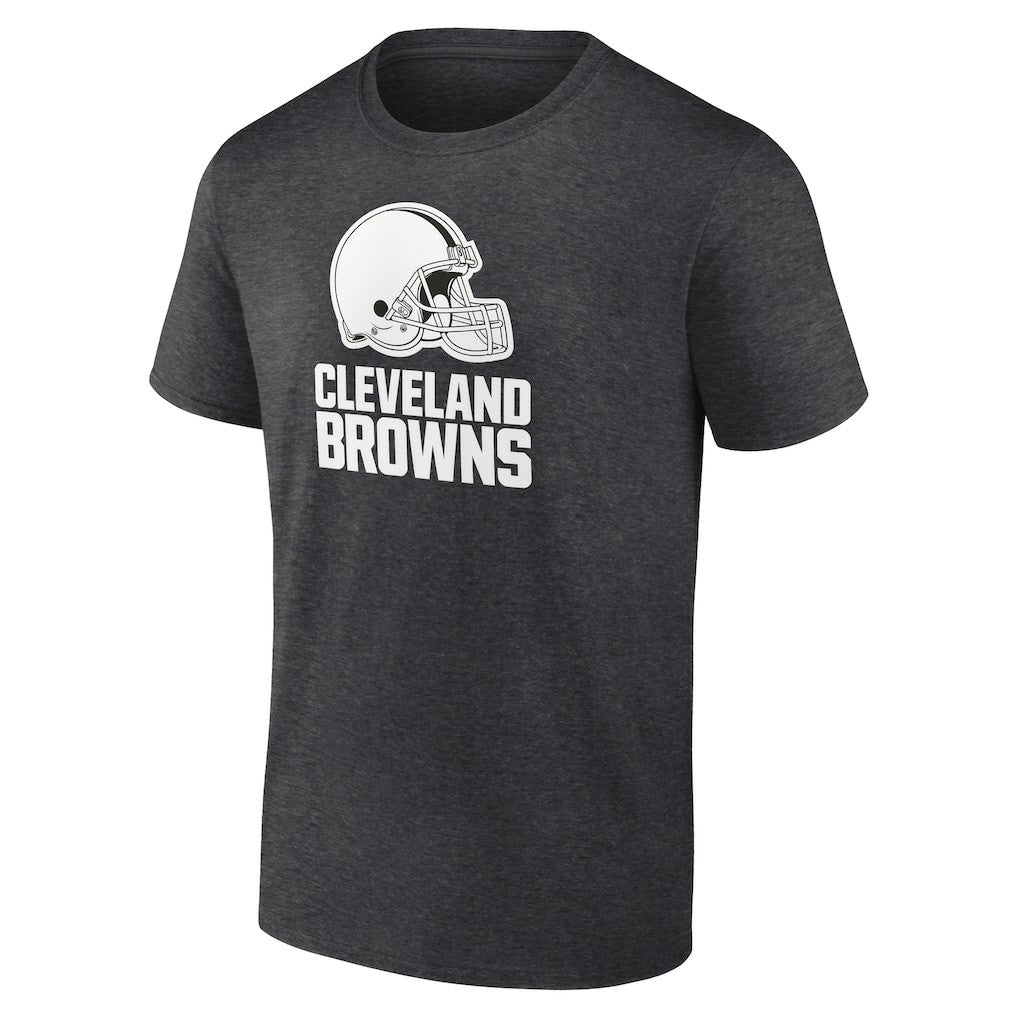 Cleveland Browns Personalized Name & Number Monochrome T-Shirt Charcoal - NFL