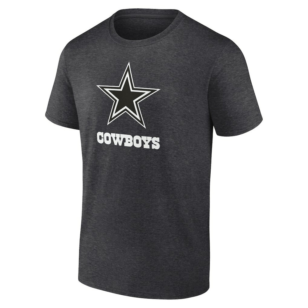 Dallas Cowboys Personalized Name & Number Monochrome T-Shirt Charcoal - NFL