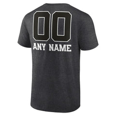 Indianapolis Colts Personalized Name & Number Monochrome T-Shirt Charcoal - NFL