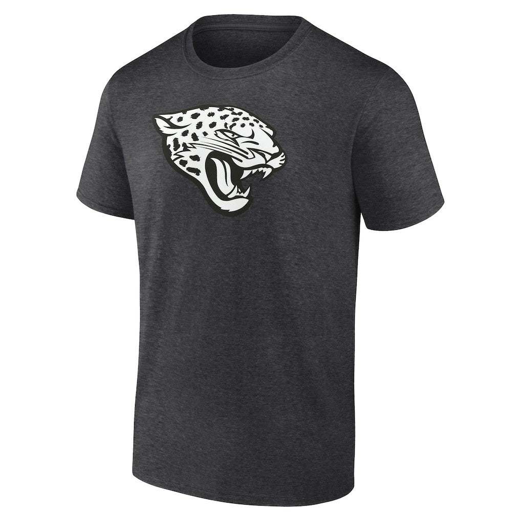 Jacksonville Jaguars Personalized Name & Number Monochrome T-Shirt Charcoal - NFL