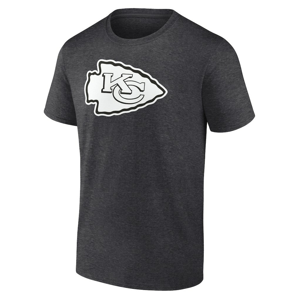 Kansas City Chiefs Personalized Name & Number Monochrome T-Shirt Charcoal - NFL