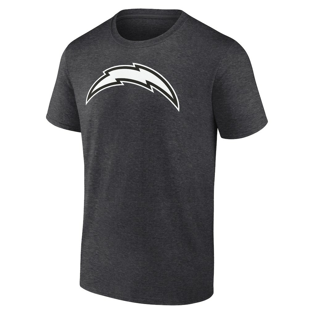 Los Angeles Chargers Personalized Name & Number Monochrome T-Shirt Charcoal - NFL