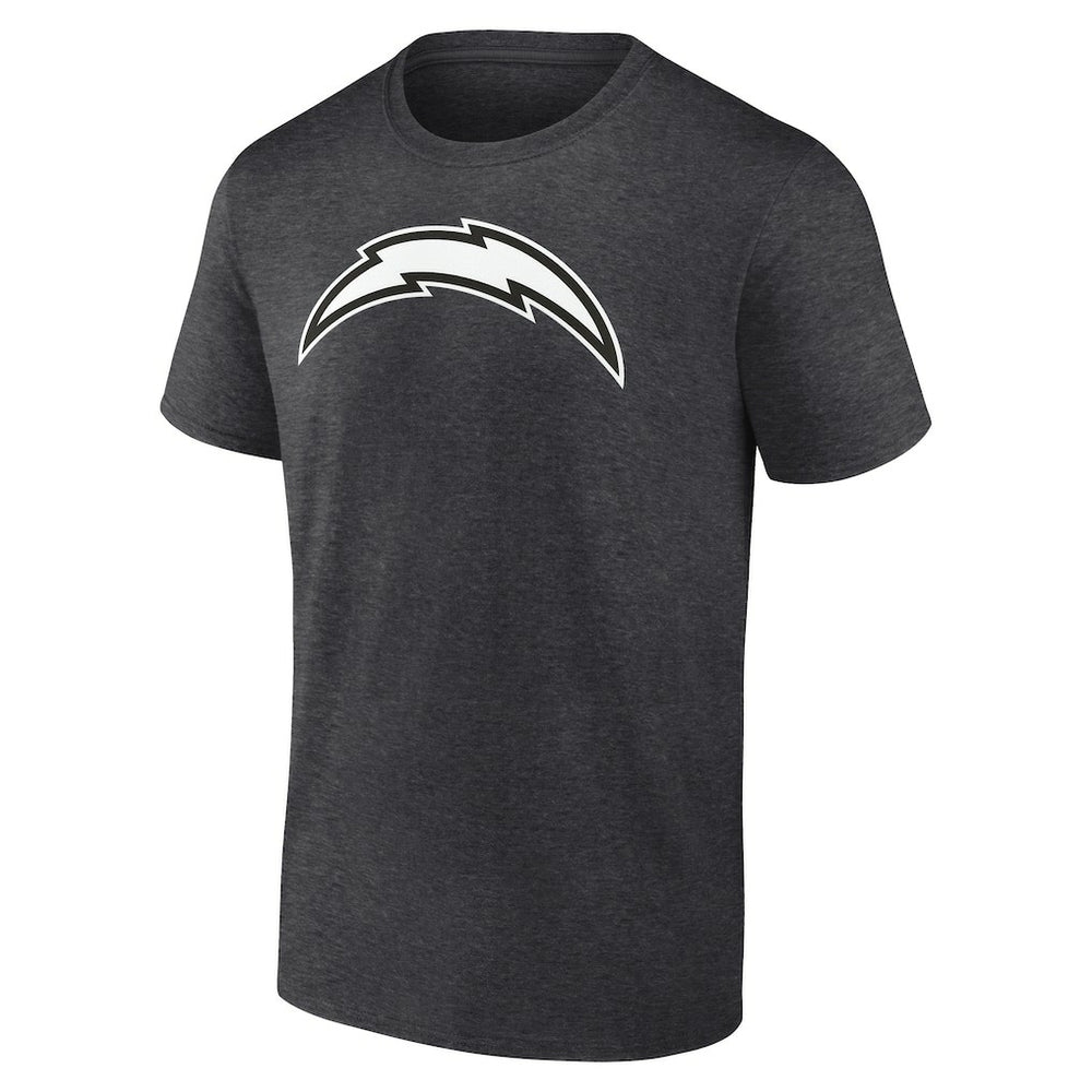 Los Angeles Chargers Personalized Name & Number Monochrome T-Shirt Charcoal - NFL