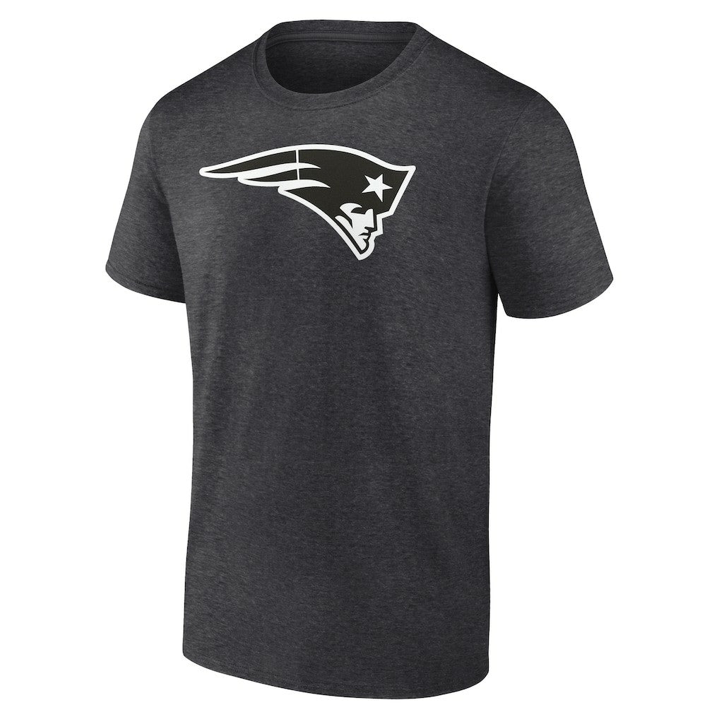 New England Patriots Personalized Name & Number Monochrome T-Shirt Charcoal - NFL