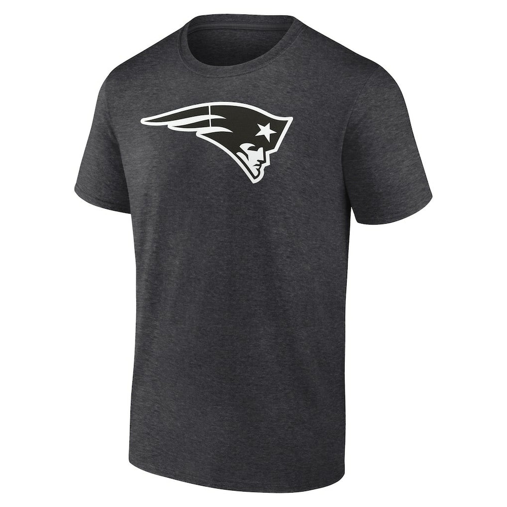 New England Patriots Personalized Name & Number Monochrome T-Shirt Charcoal - NFL