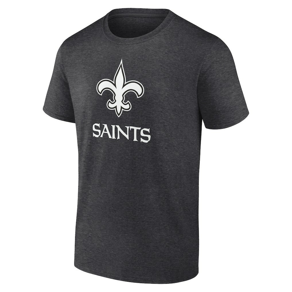 New Orleans Saints Personalized Name & Number Monochrome T-Shirt Charcoal - NFL