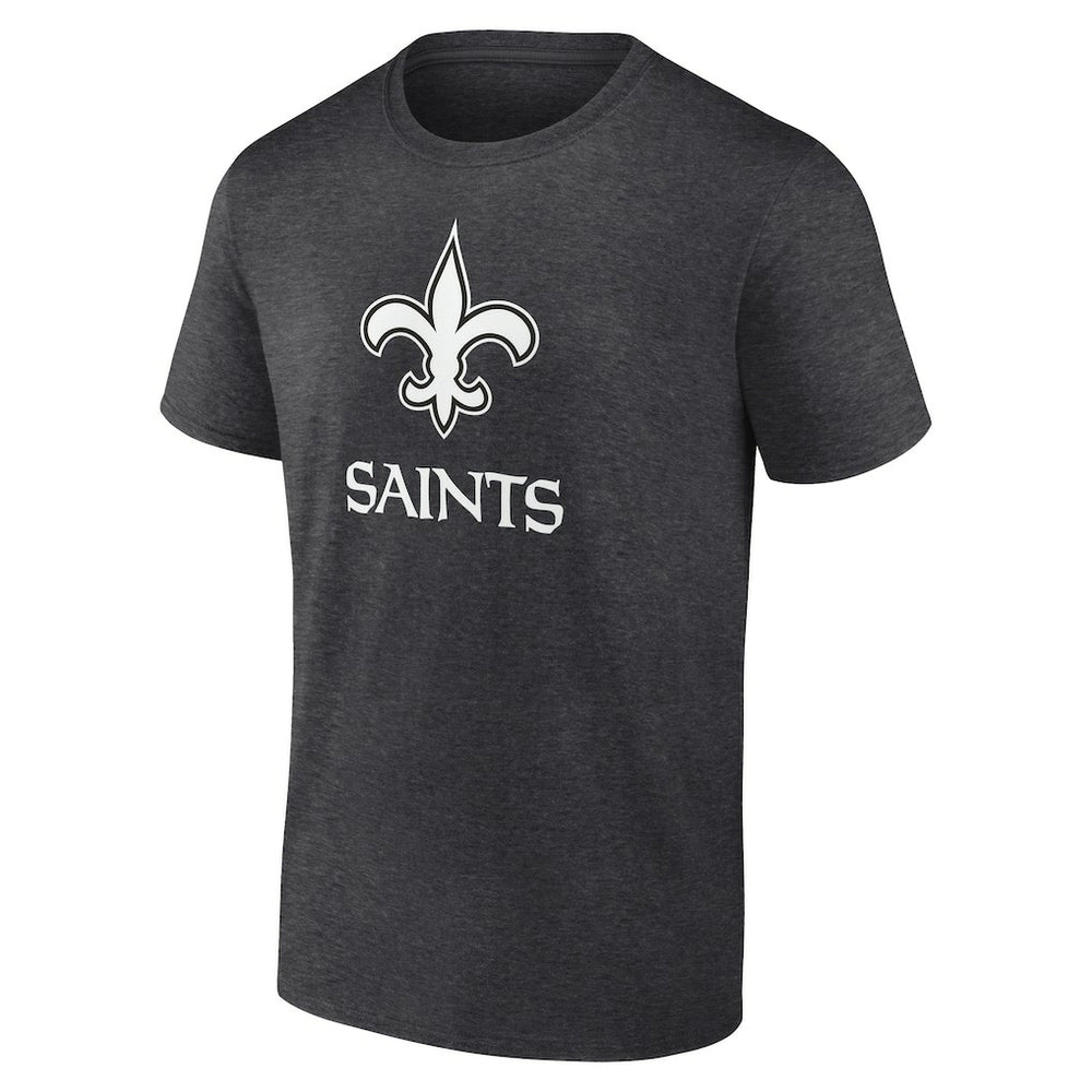 New Orleans Saints Personalized Name & Number Monochrome T-Shirt Charcoal - NFL