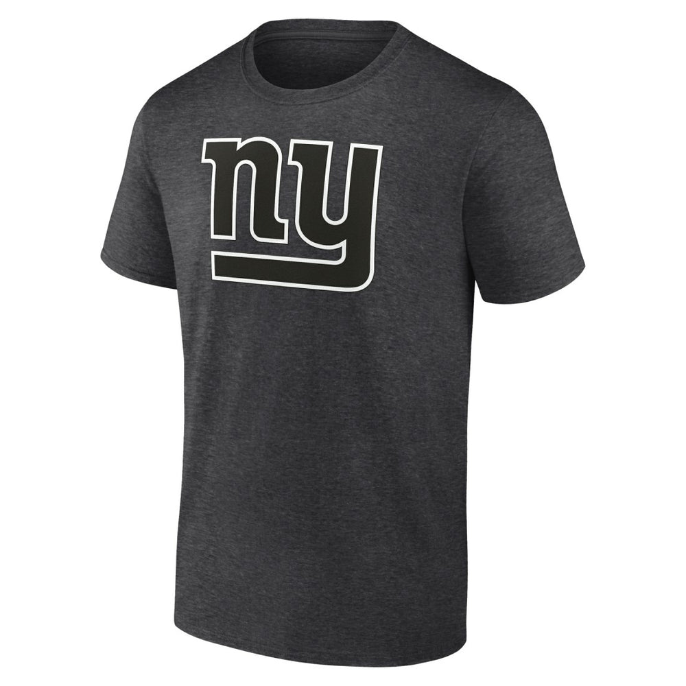 New York Giants Personalized Name & Number Monochrome T-Shirt Charcoal - NFL