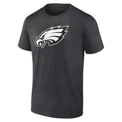 Philadelphia Eagles Personalized Name & Number Monochrome T-Shirt Charcoal - NFL