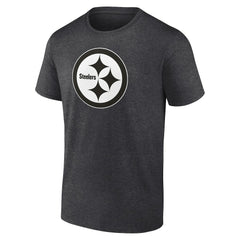 Pittsburgh Steelers Personalized Name & Number Monochrome T-Shirt Charcoal - NFL