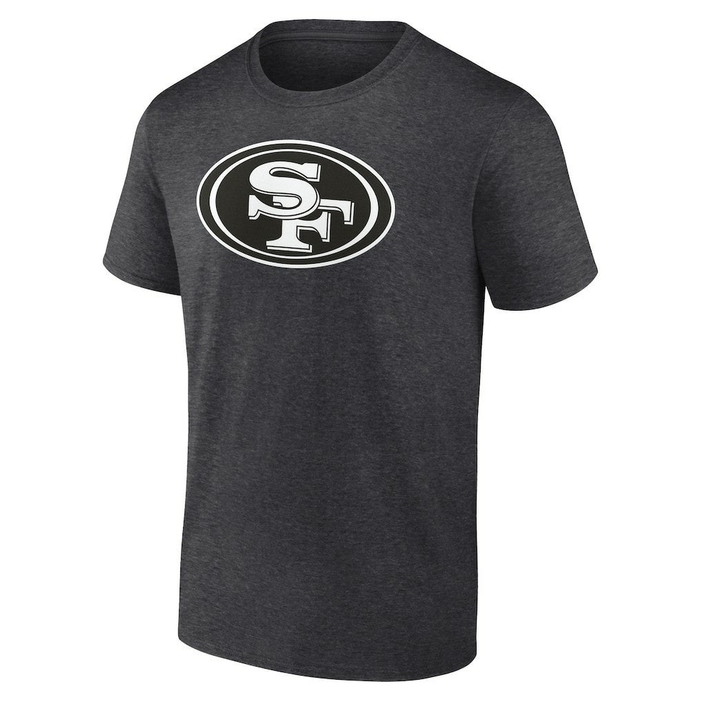 San Francisco 49ers Personalized Name & Number Monochrome T-Shirt Charcoal - NFL
