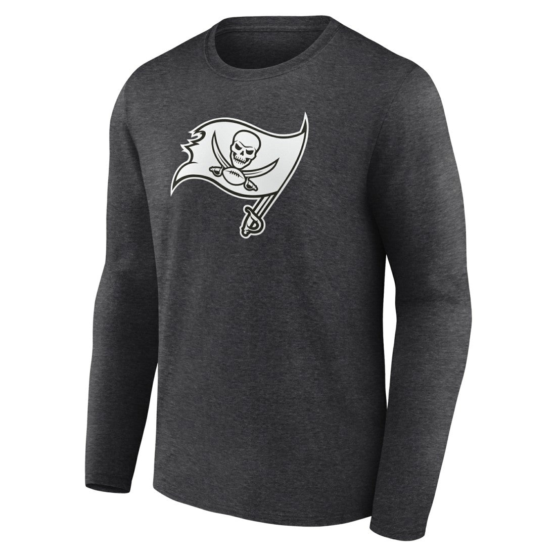 Tampa Bay Buccaneers Personalized Name & Number Monochrome Long Sleeve T-Shirt Charcoal - NFL