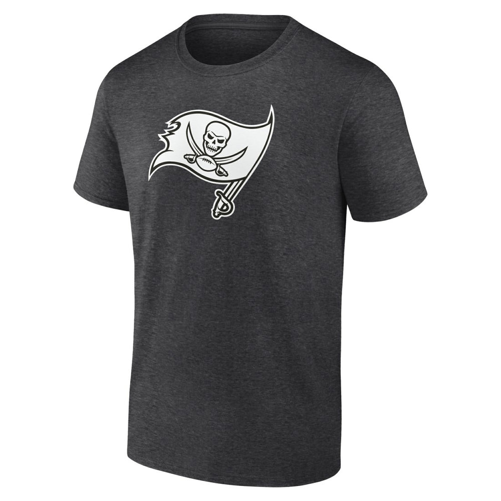 Tampa Bay Buccaneers Personalized Name & Number Monochrome T-Shirt Charcoal - NFL