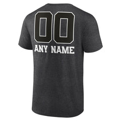 Tampa Bay Buccaneers Personalized Name & Number Monochrome T-Shirt Charcoal - NFL