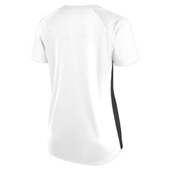 New Orleans Saints Women's Plus Size Glitter Lace-Up V- Neck T-Shirt White - Fanatics