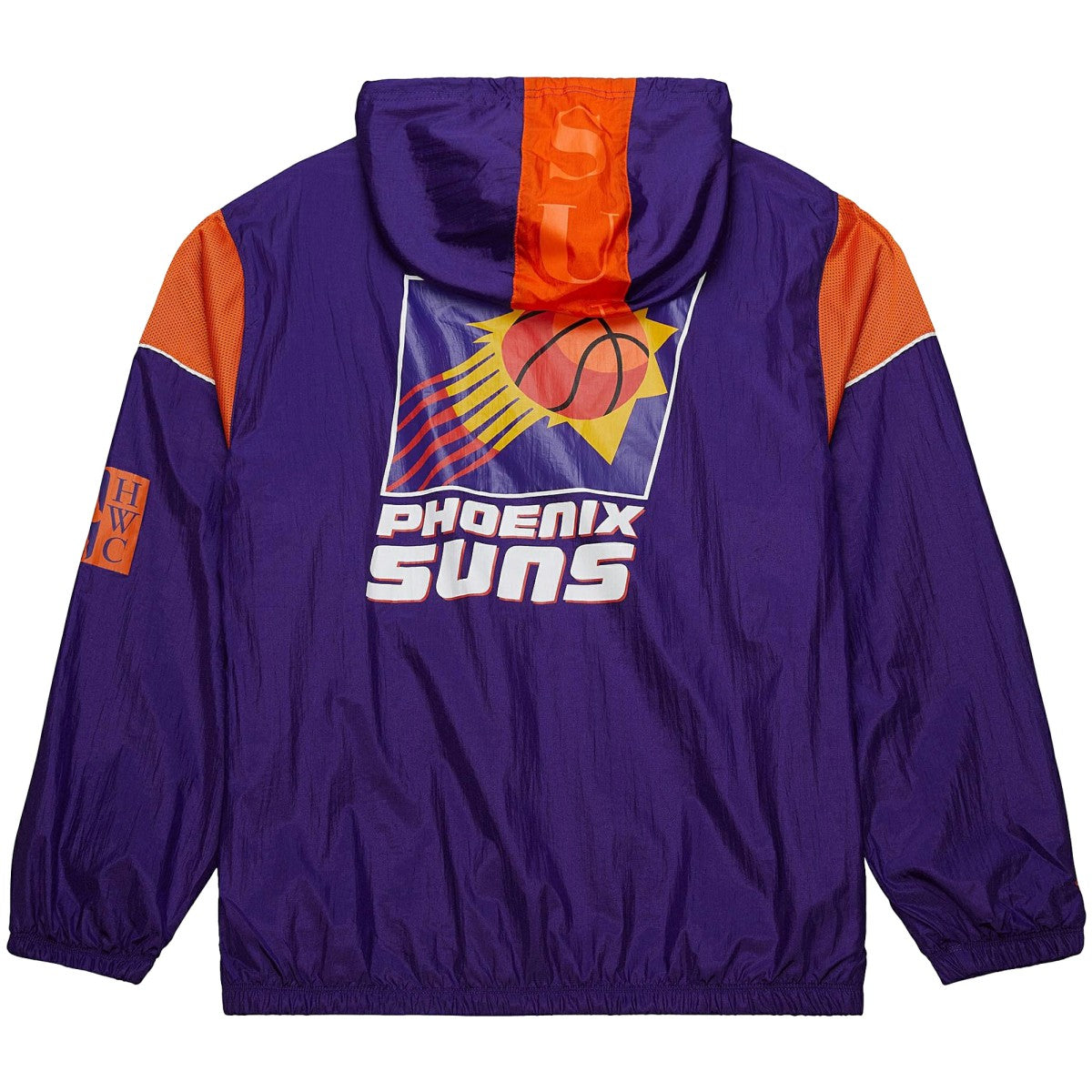 Mitchell & Ness - Phoenix Suns Unisex Hardwood Classics Team OG 3.0 Anorak Half-Zip Windbreaker Jacket - Purple