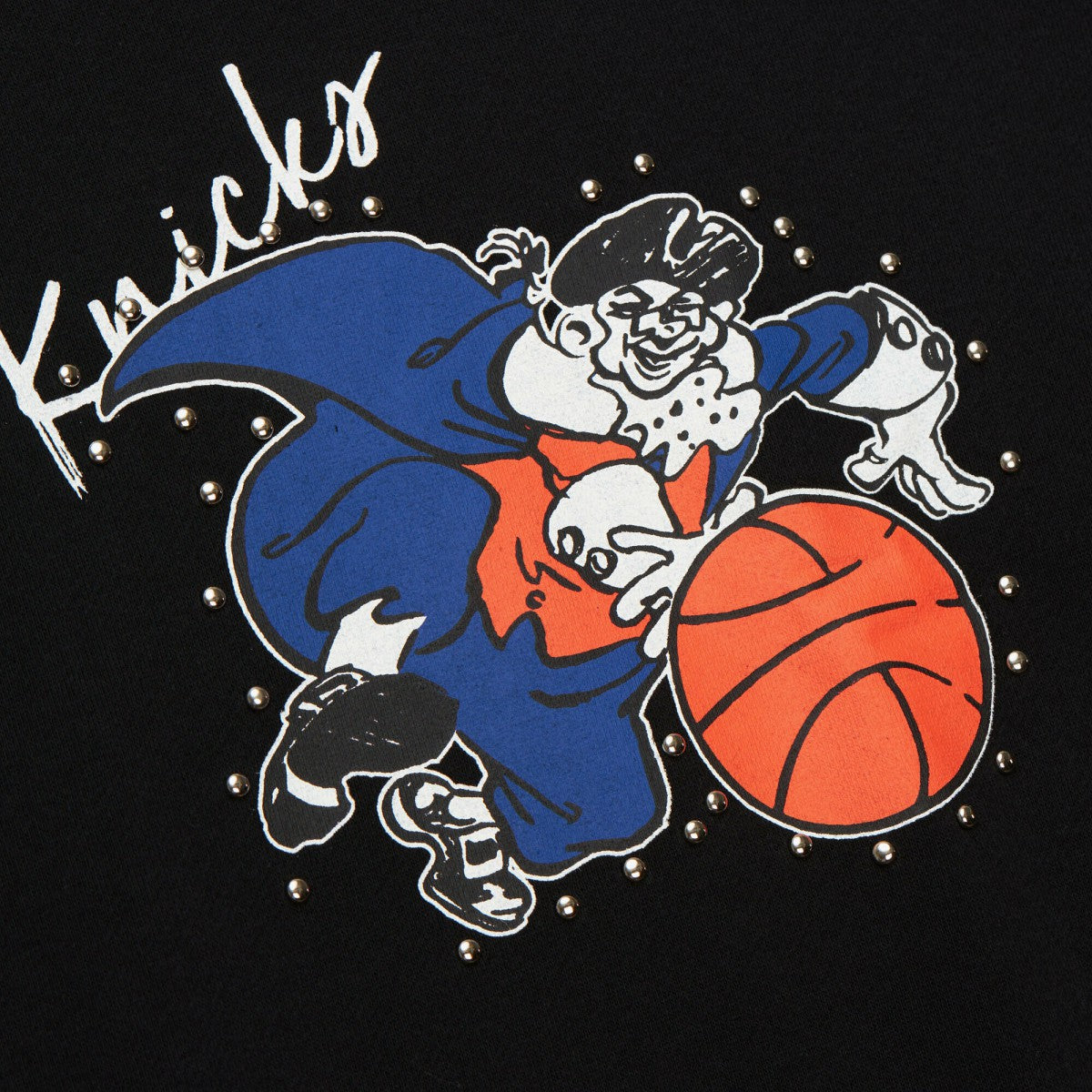 Mitchell & Ness - New York Knicks Women's Hardwood Classics Home Team Pullover Sweatshirt - Black