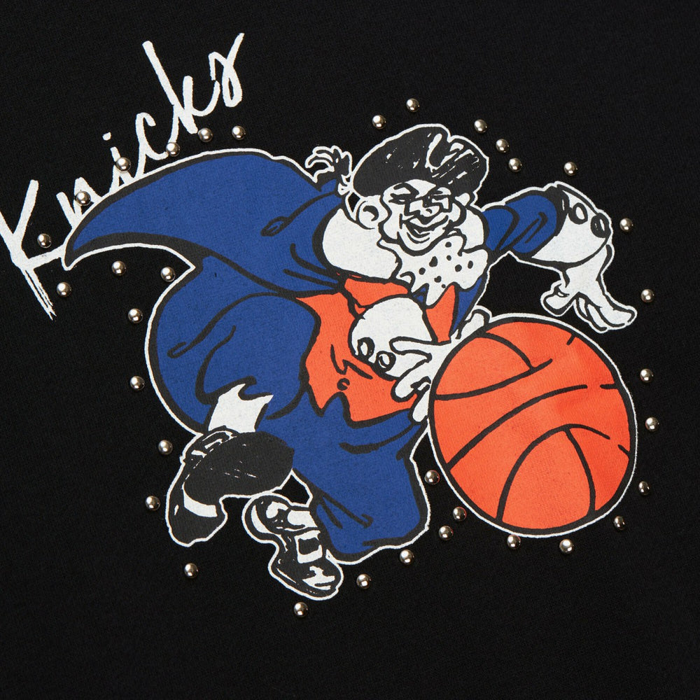 Mitchell & Ness - New York Knicks Women's Hardwood Classics Home Team Pullover Sweatshirt - Black