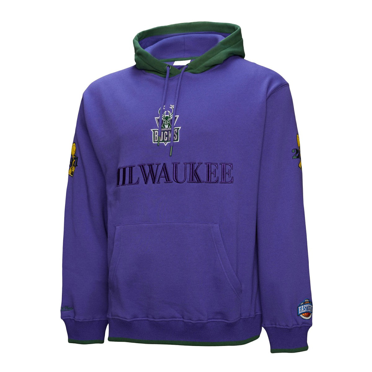Mitchell & Ness - Milwaukee Bucks Hardwood Classics Team OG 3.0 Pullover Hoodie - Purple