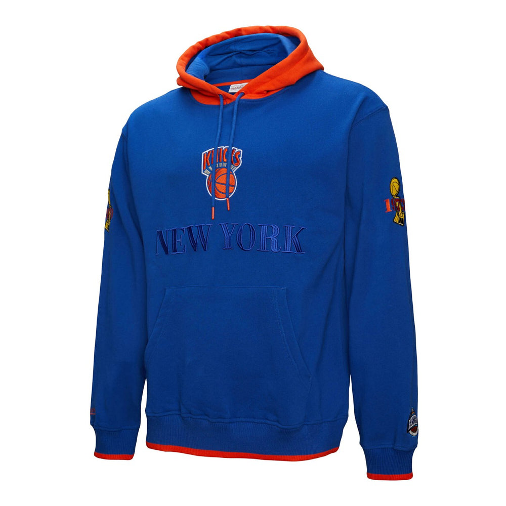 Mitchell & Ness - New York Knicks Hardwood Classics Team OG 3.0 Pullover Hoodie - Royal