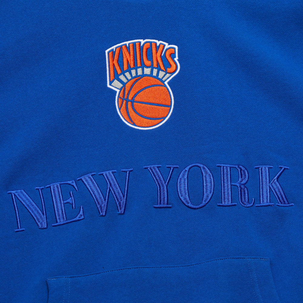 Mitchell & Ness - New York Knicks Hardwood Classics Team OG 3.0 Pullover Hoodie - Royal
