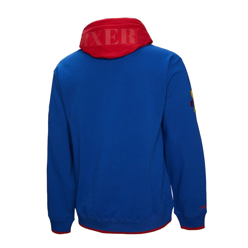 Mitchell & Ness - Philadelphia 76ers Hardwood Classics Team OG 3.0 Pullover Hoodie - Royal