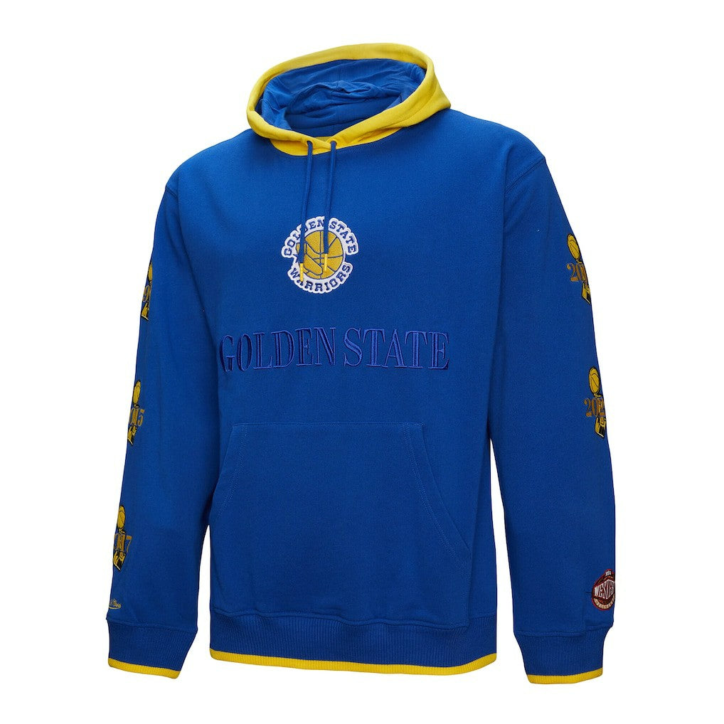 Mitchell & Ness - Golden State Warriors Hardwood Classics Team OG 3.0 Pullover Hoodie - Royal