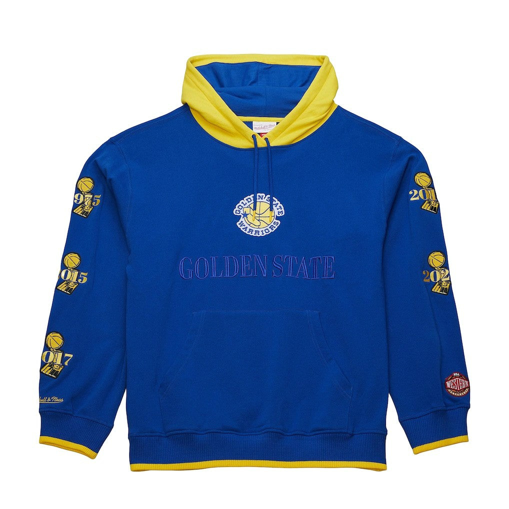 Mitchell & Ness - Golden State Warriors Hardwood Classics Team OG 3.0 Pullover Hoodie - Royal