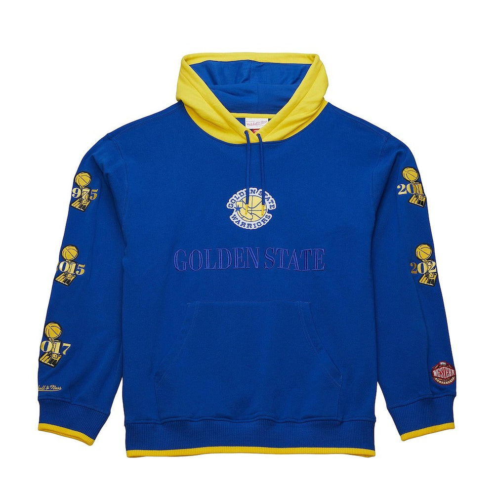 Mitchell & Ness - Golden State Warriors Hardwood Classics Team OG 3.0 Pullover Hoodie - Royal