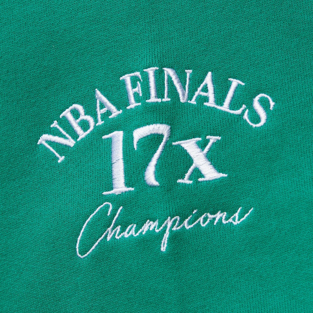 Mitchell & Ness - Boston Celtics Hardwood Classics Team OG 3.0 Pullover Hoodie - Kelly Green