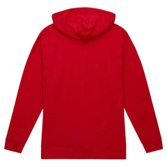 Tampa Bay Buccaneers Helmet Logo Vintage Pullover Hoodie Red - Mitchell & Ness